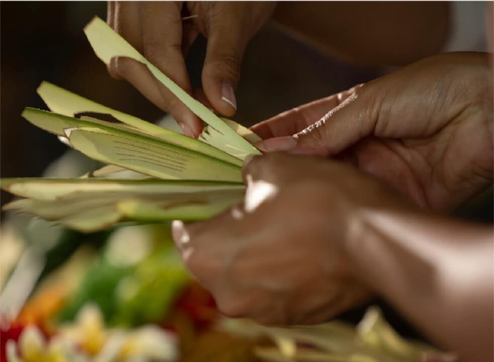 Balinese Canang Making