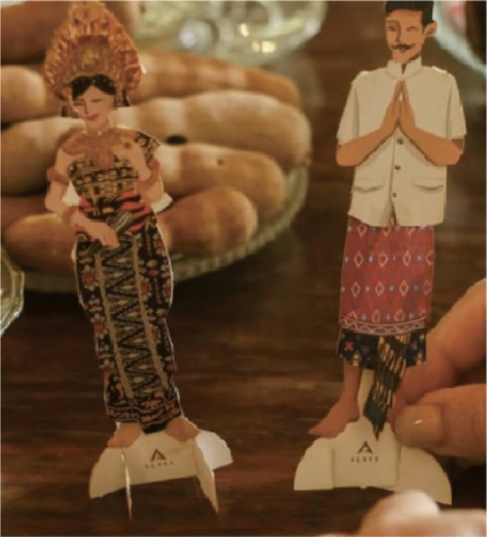 Traditional Balinese Paper Doll Making